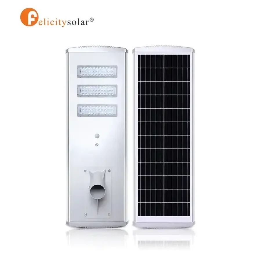 Luminaria Solar Todo en Uno ALL IN ONE P2, 60w, 7200 lm batería litio 320wh tiempo de trabajo por día ≥12hour