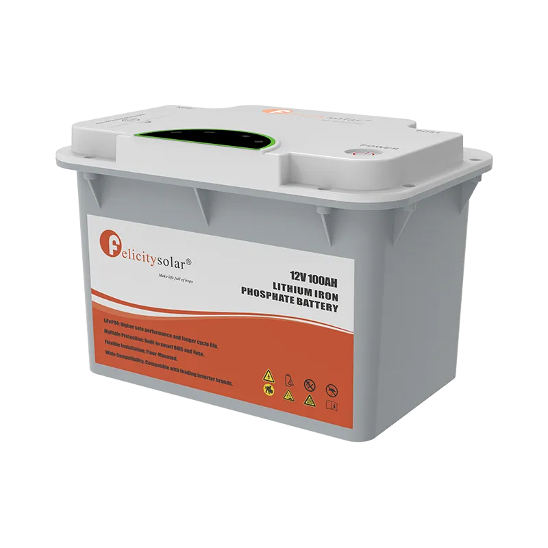 Batería de litio FLA12100 de 12V y 100Ah, bat. . Comunicación RS485/CAN, (DOD) ≥95% .6000 ciclos.