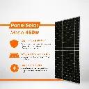 Mono Panel Solar  450w Mono half cut solar panel, Size:1909*1134*35mm Marca Felicity Solar