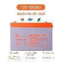Batería De Gel Solar 100Ah 12V Solar GEL Battery, 10hr-rate to 1.8v per cell Size: 330*171*218mm Marca Felicity Solar