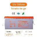 Batería De Gel Solar  200Ah 12V solar GEL battery, 10hr-rate to 1.8v per cell 522*219*240mm Marca Felicity Solar 