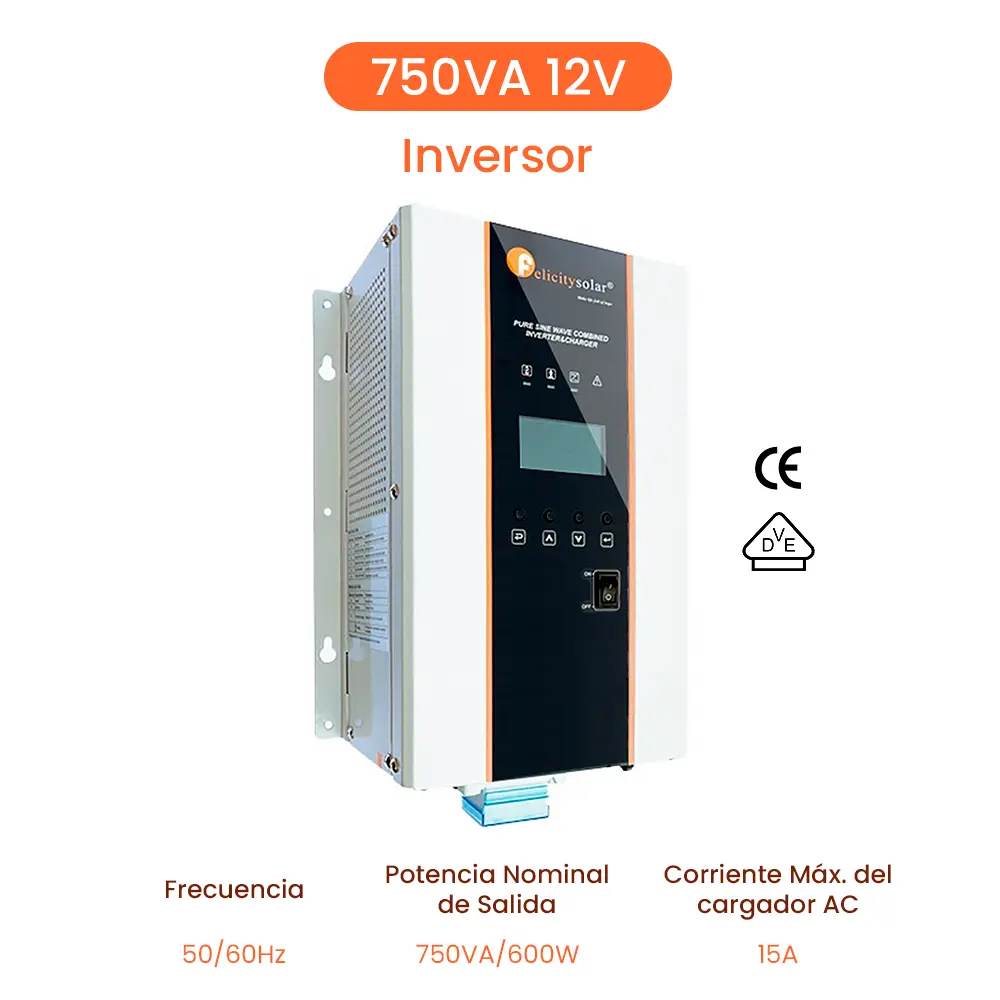 [FL-IVPS0712] Inversor Solar OFF-GRID / solar inverter Off Grid, 750va, 12v,50/60hz, Felicity Solar